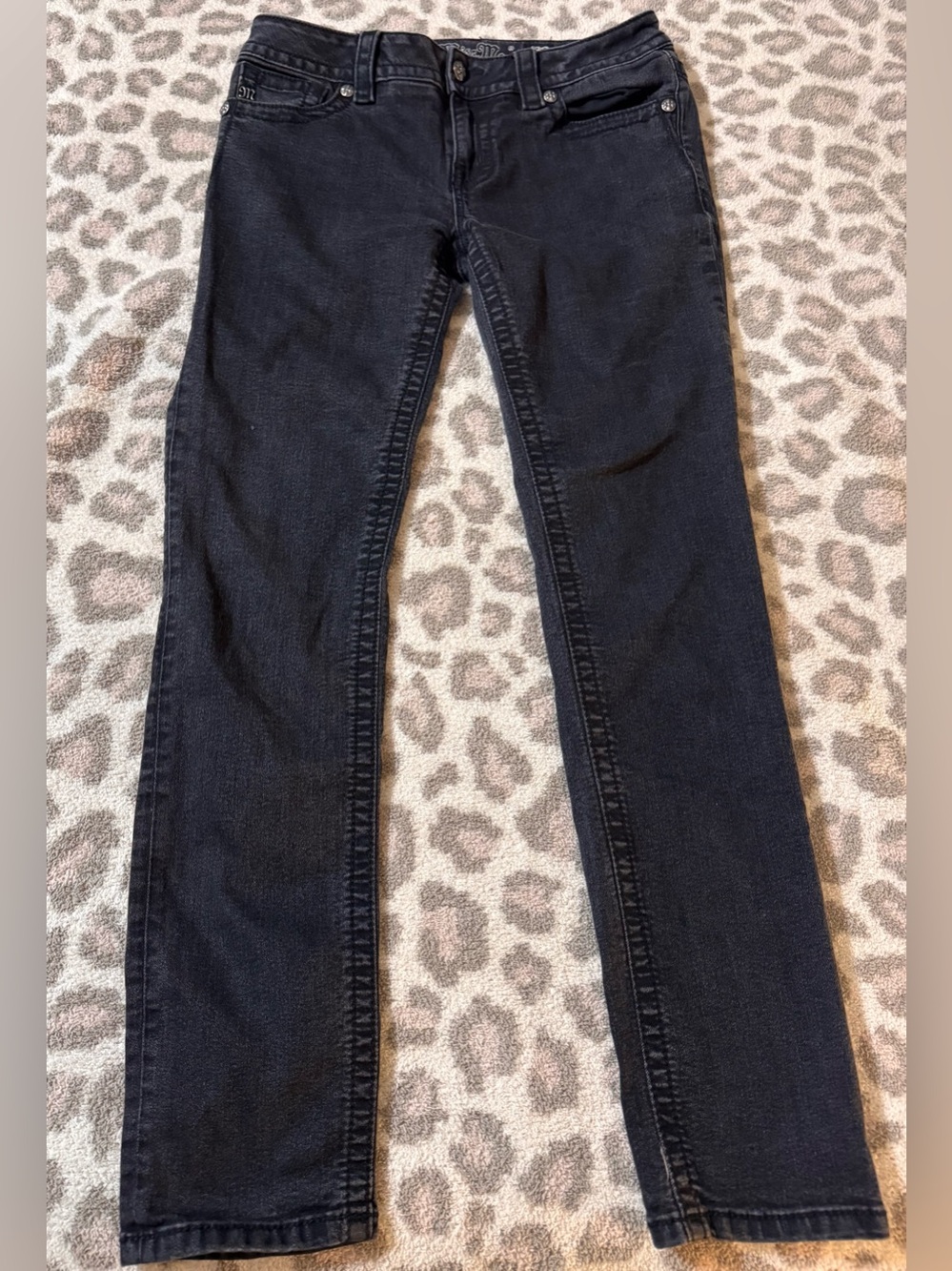 Miss Me Women's Dark Black Skinny Jeans